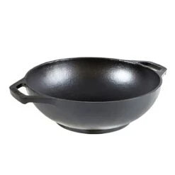 Lodge Manufacturing L9MW Cast Iron Dual Handle 9-3/16" Mini Wok