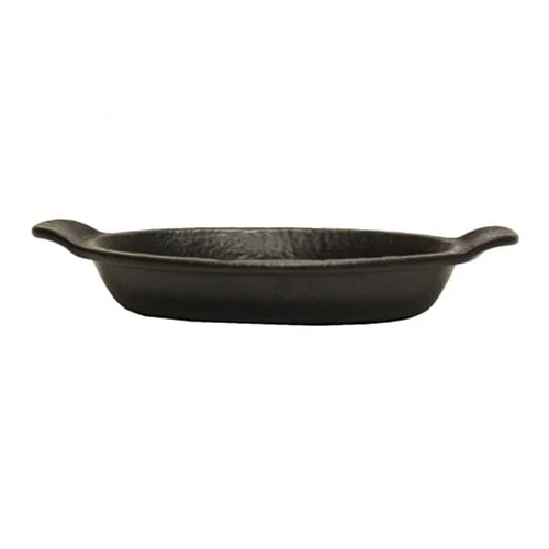 Vertex China OB-WR7 Obsidian Matte Black 7 Oz. Baking Dish - 36 / CS