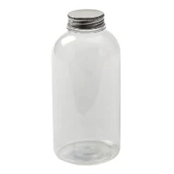 American Metalcraft BV20 Clear 20 Oz. Beverage Bottle With Lid - Dozen
