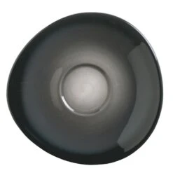 World Tableware PEB-17-O Pebblebrook Obsidian 6.38" Saucer - 12 / CS