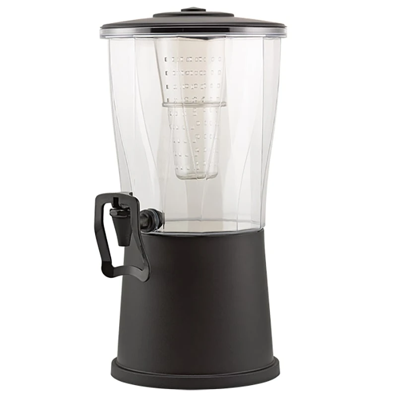 Service Ideas CBDRP3BLHF Trans/Black Hands-Free Round 3 Gal. Dispenser