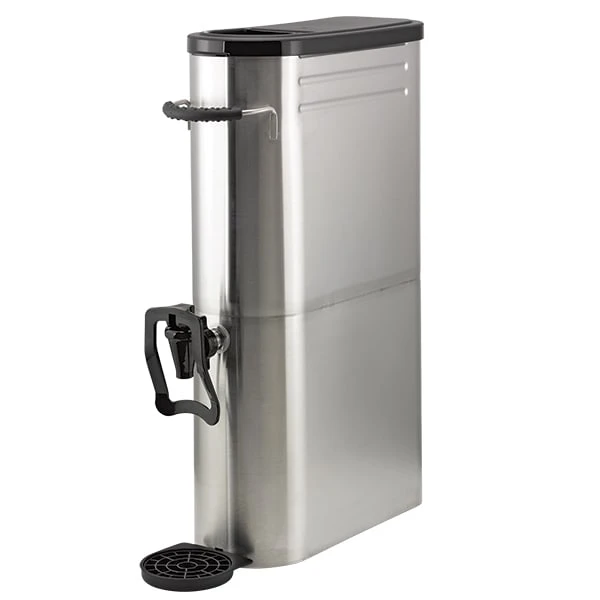 Service Ideas ITSLS5GPLHF S/S Hands-Free Slim 5 Gallon Tea Urn