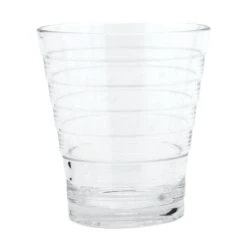 G.E.T. SW-1712-CL Cirq Clear Plastic 12 Ounce Rocks Tumbler - 24 / CS