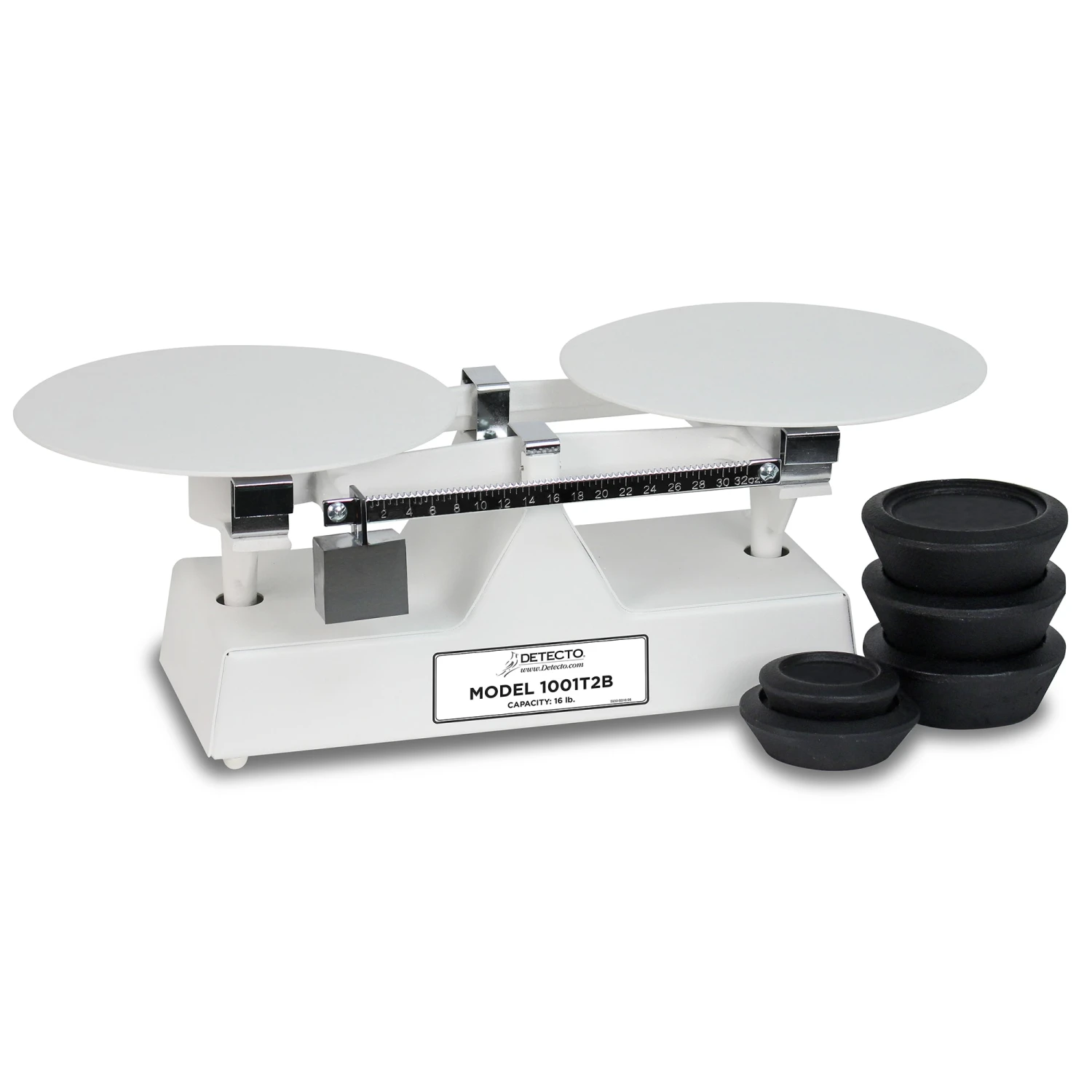 Detecto Scale 1001T2BNS Mechanical 32 Oz. X 1/2 Oz. 16 Lb Bakers Scale