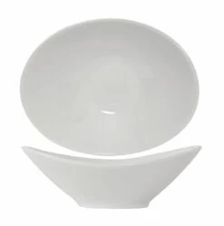Tuxton GLP-401 Linx White 8 Ounce Capistrano Bowl - 12 / CS