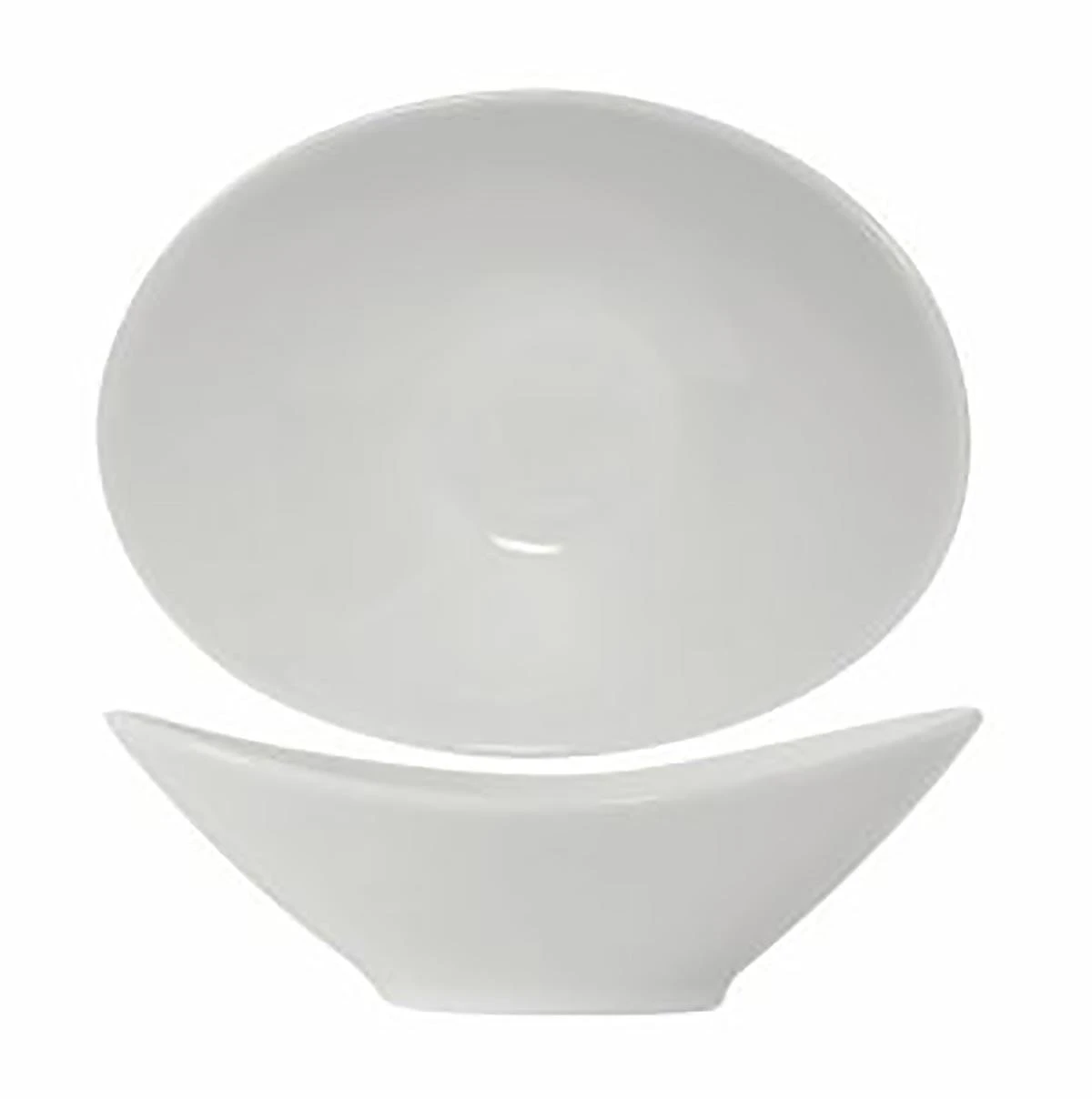 Tuxton GLP-401 Linx White 8 Ounce Capistrano Bowl - 12 / CS