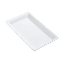 American Metalcraft MEL12 Endurance 12" White Platter - 24 / CS
