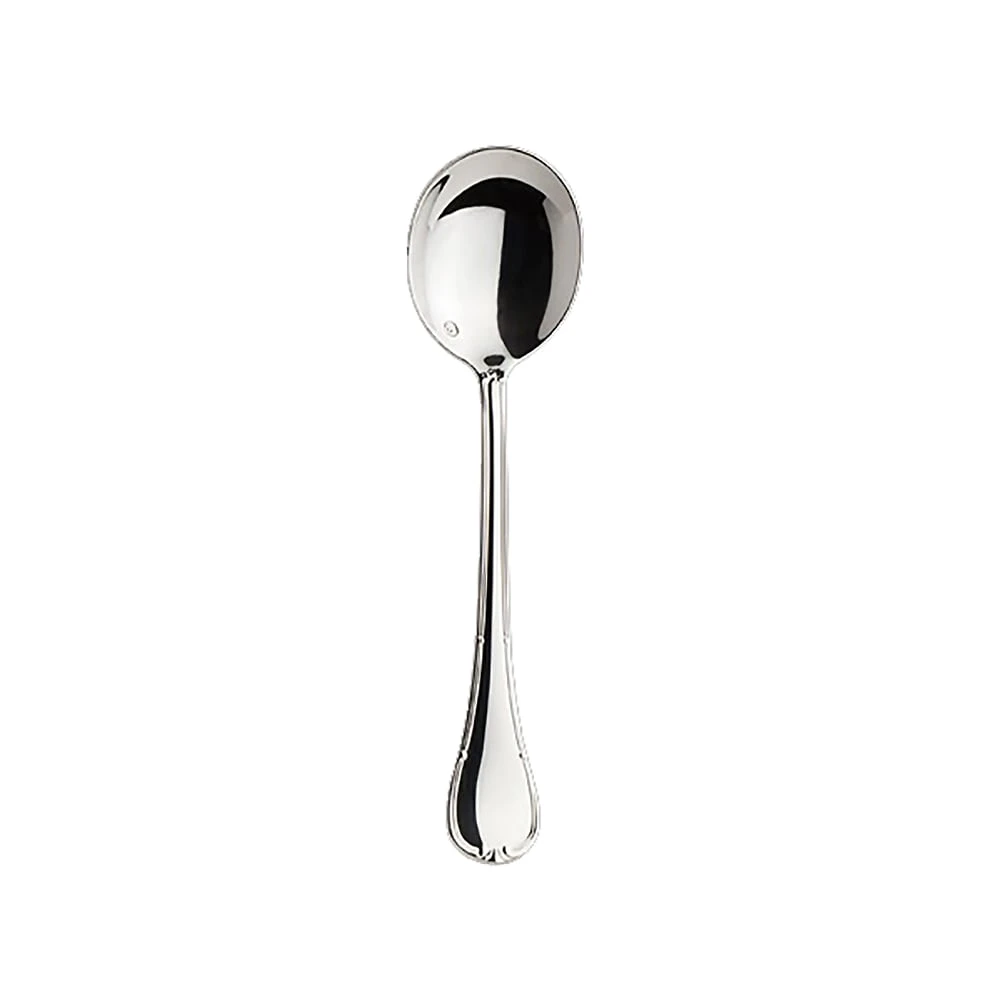 La Tavola 5513J002 Lucia Stainless Steel Bouillon Spoon - Dozen