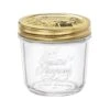 Bormioli Rocco 4951Q533 6.75 Ounce Glass Jar With Metal Lid - 12 / CS