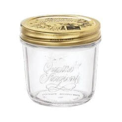 Bormioli Rocco 4951Q533 6.75 Ounce Glass Jar With Metal Lid - 12 / CS