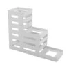 G.E.T. MTS-36-W White Curator 3 Tier Condiment Stand