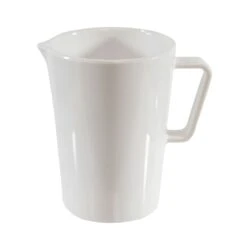 TableCraft 10419 Sierra White Melamine 7 Ounce Creamer - 12 / CS