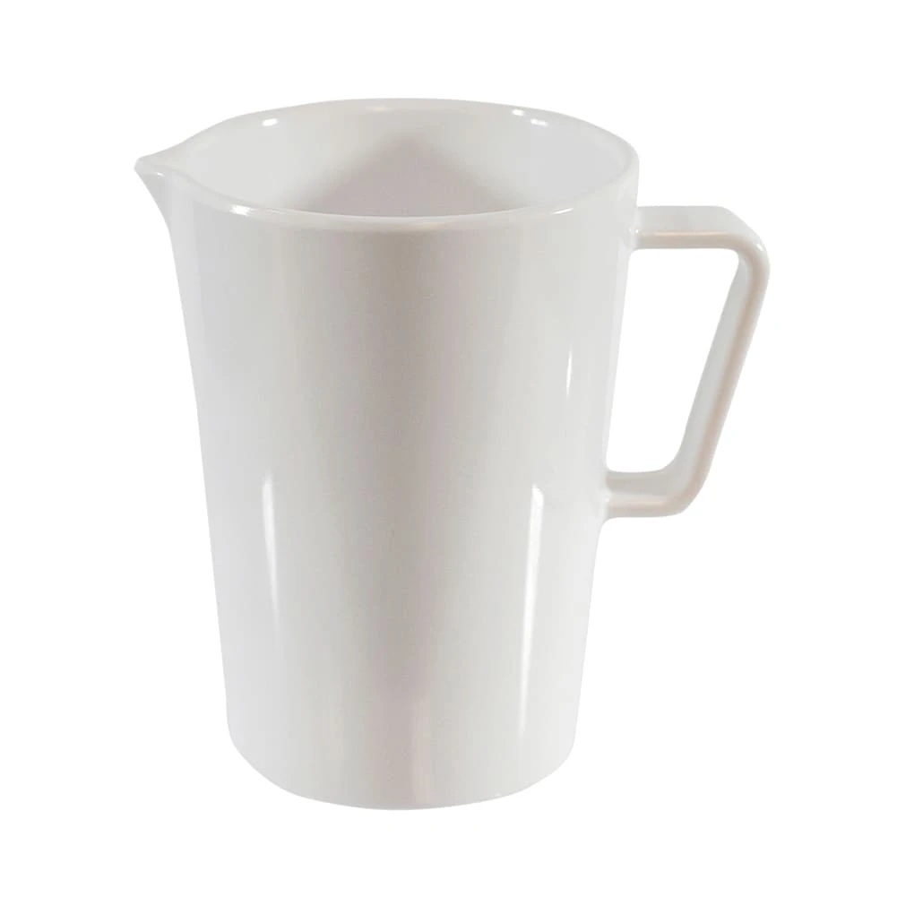 TableCraft 10419 Sierra White Melamine 7 Ounce Creamer - 12 / CS