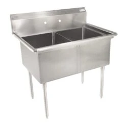 John Boos E2S8-18-12 S/S E2S8 E-Series 2-Compartment Sink