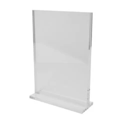 Dalebrook TC184 Deluxe Acrylic Vertical 8 X 12" Sign Holder