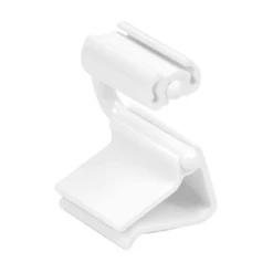 Dalebrook TK30020C Wht 4/5 In. Arm Card Holder W/ Clamp Base - 10 / PK