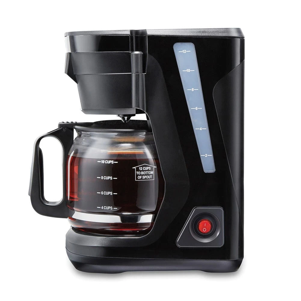 ProctorSilex 43680PS FrontFill™ Black Compact 12 Cup Coffee Maker