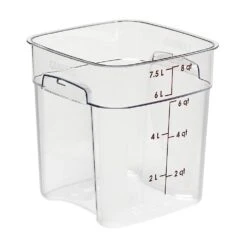 Cambro 8SFSPROCW135 FreshPro Clear 8 Quart Storage Container