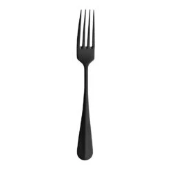 Sola MB250 Baguette Black 7-3/8" Dessert Fork - Dozen