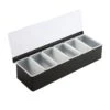 American Metalcraft CDB6 6-Comp. Condiment Holder W/ S/S Housing