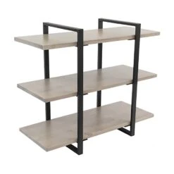 Cal-Mil 1940-110 Aspen Gray Pine 24" 3-Tier Stand