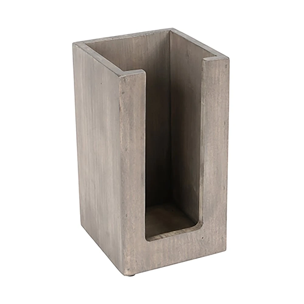 Cal-Mil 298-110 Aspen Gray Pine 4.5" Cup / Lid Organizer