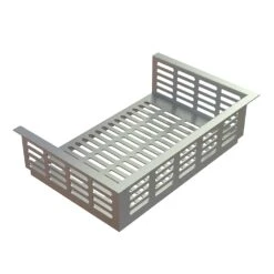 TableCraft CW1086BRA Brushed Aluminum Perforated Drop In Edge Template