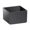 Cal-Mil 1395-13M Cater Choice Black Melamine 5 X 5 X 3" Box