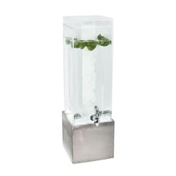 Cal-Mil 1527-3-110 Aspen Clear 3 Gallon Beverage Dispenser