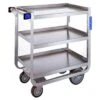 Lakeside® 722 S/S HD 700 Lb Capacity 18" X 27" 3-Shelf Cart