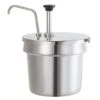 Server Products 83910 S/S Lockable Pump For A 7 Qt. Vegetable Inset