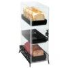Cal-Mil 1204-13 Clear Acrylic 3 Level Bread Box With Wire Base
