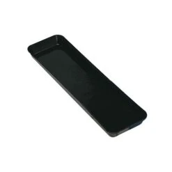 Cambro 6302MT110 Black 6-9/16" X 30" Market Display Pan - 12 / CS